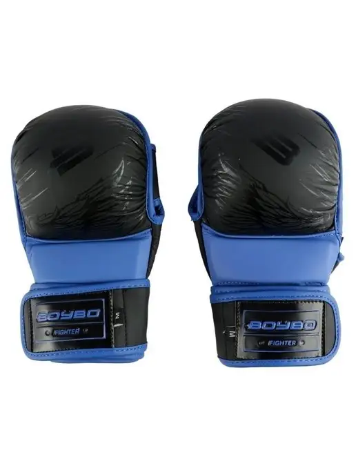 Boybo Перчатки MMA Wings для ММА и Единоборств, синий, фото 8