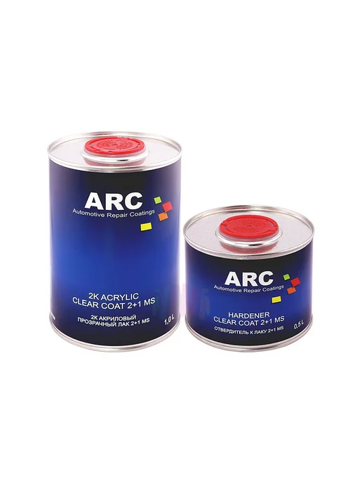 ARC 2+1 MS Clear Coat Автомобильный акриловый лак 1 + 0,5 л, 500 мл, фото 2