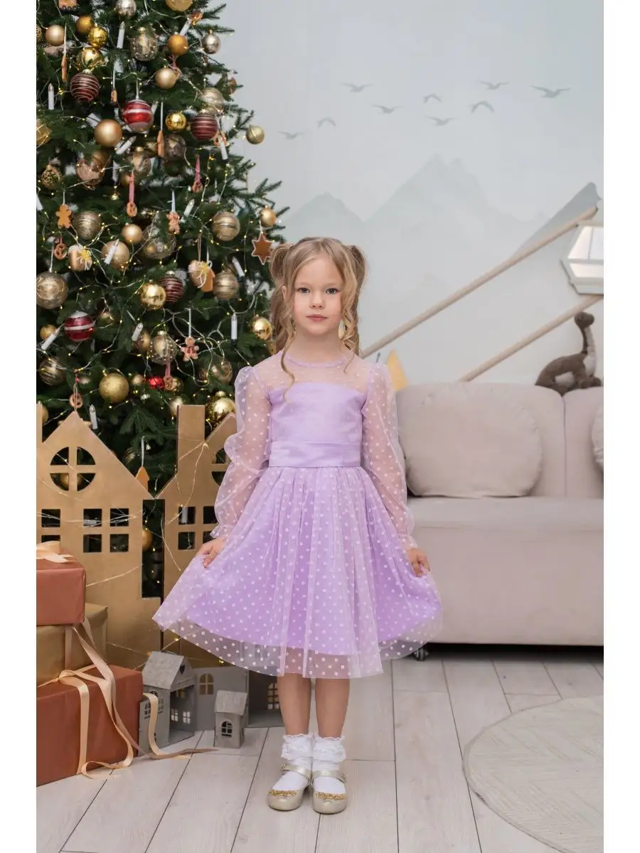 Детские платья на новый год
