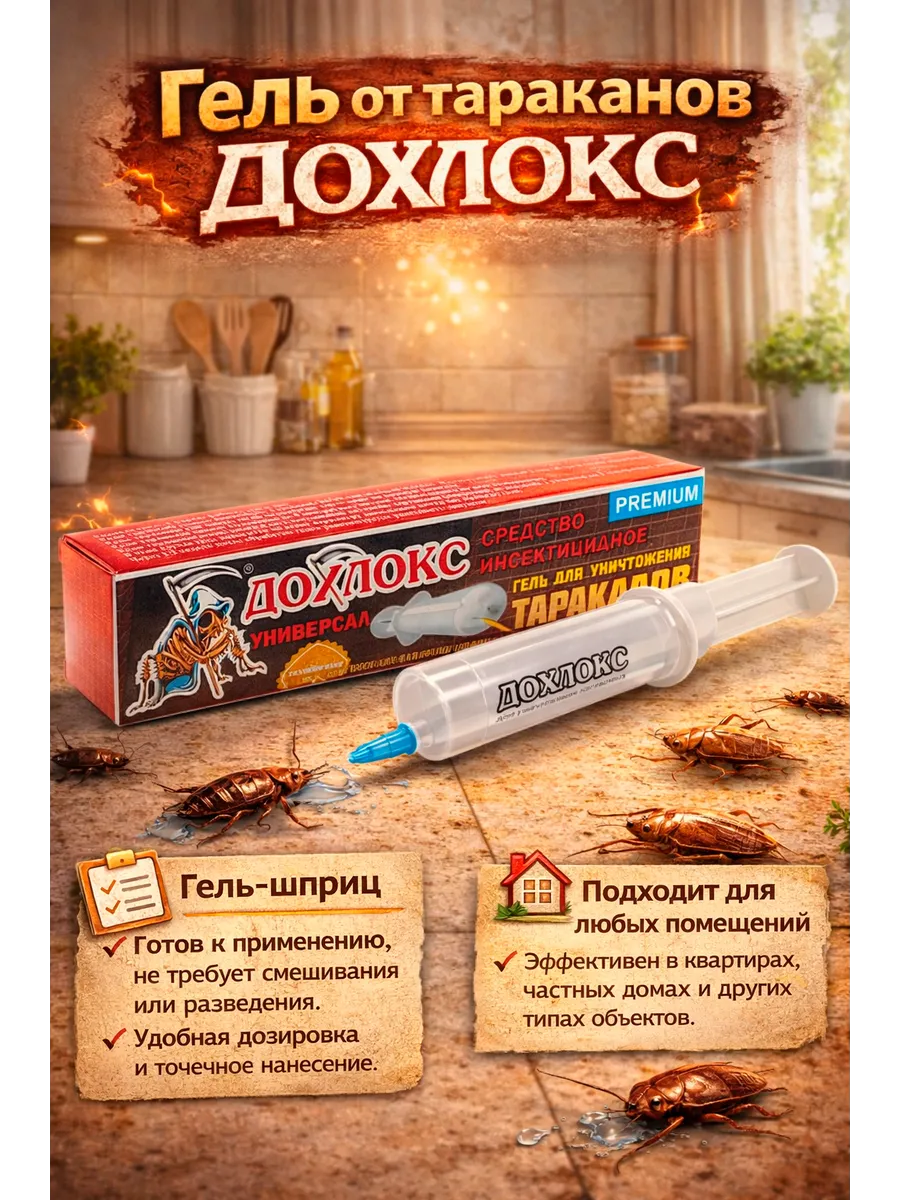 Гель средство от тараканов Premium, 20 мл