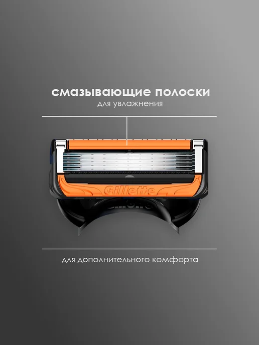 GILLETTE Сменные кассеты для бритвы Fusion Proglide Power 2 шт, 4 шт, фото 5