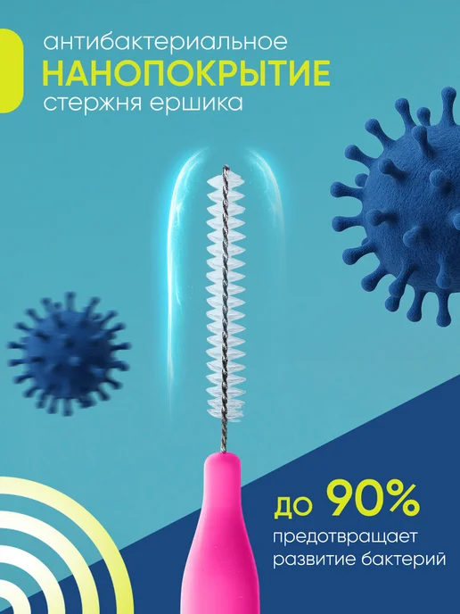 Mush Межзубные ершики для зубов и брекетов, вариант, фото 4