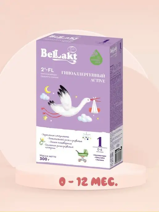 Беллакт Смесь детская молочная ГА 1 Bellakt Гипоаллергенная Active 1, вариант