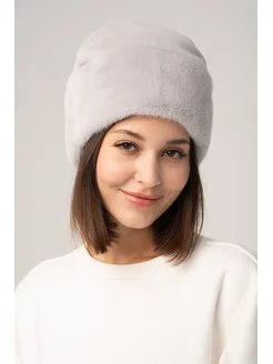 Шапка зимняя меховая бини под норку с отворотом El Gorro 137178570 купить за 3 787 ₽ в интернет-магазине Wildberries