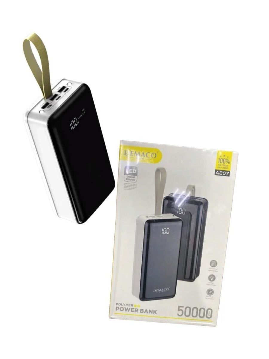 Повербанк demaco. Demaco Power Bank 50000mah. Demaco на 50000 Mah. Пауэр банк Demaco 60000.