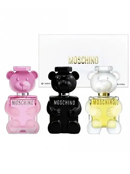 Духи Moschino набор Toy 2 Москино 3х30мл, 30 мл