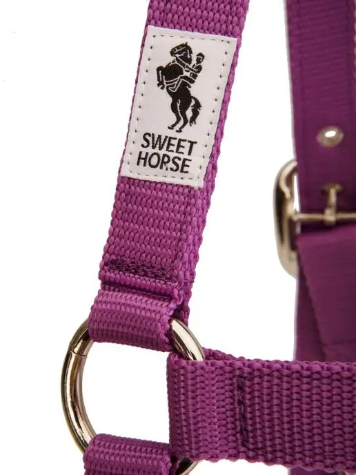 Sweethorse Недоуздок для лошади и пони, фиолетовый, фото 2