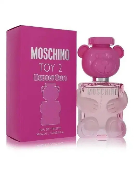 Moschino babl gam 55 бабл гам москино Moschino розовый белый, белый
