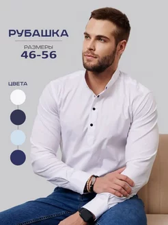 Рубашка классическая с длинным рукавом приталенная OSSBORN 137359642 купить за 1 366 ₽ в интернет‑магазине Wildberries