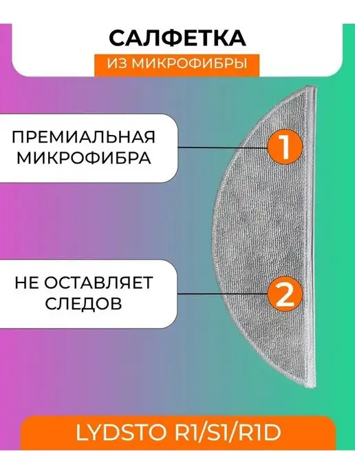 Mituroom Аксессуары для робота пылесоса Xiaomi, Lydsto R1, 6 шт, фото 5