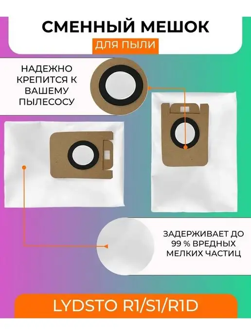 Mituroom Аксессуары для робота пылесоса Xiaomi, Lydsto R1, 6 шт, фото 6