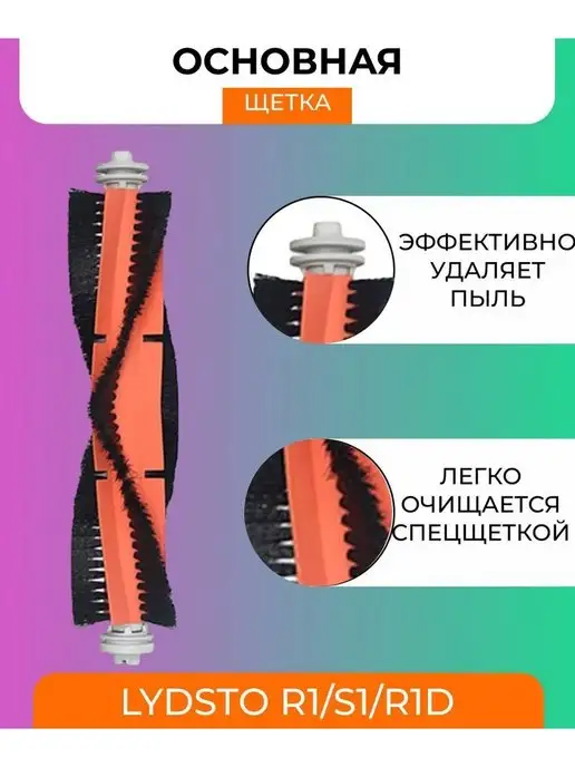 Mituroom Аксессуары для робота пылесоса Xiaomi, Lydsto R1, 6 шт, фото 8
