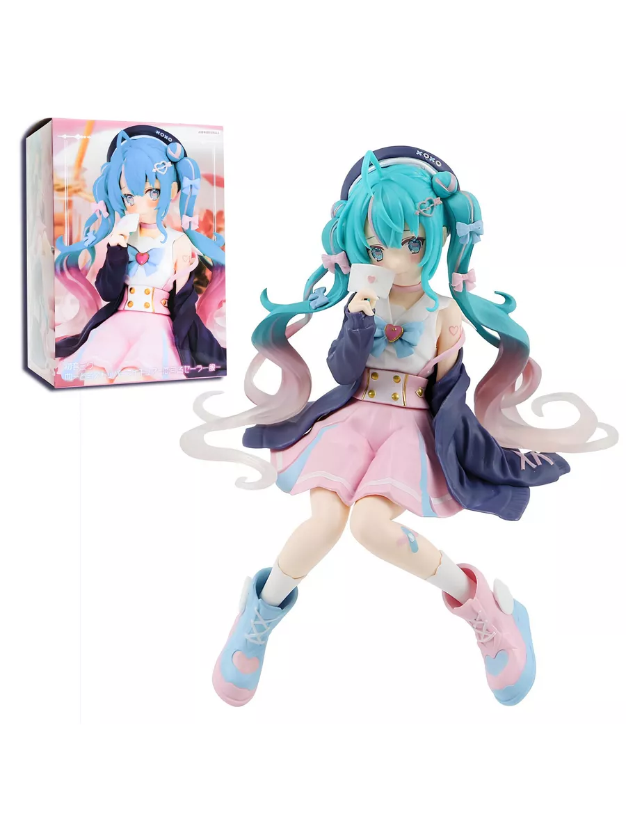 Фигурка Мику Хацунэ / Miku Hatsune (14,5см) бренда нет 137364666 купить за  465 ₽ в интернет-магазине Wildberries