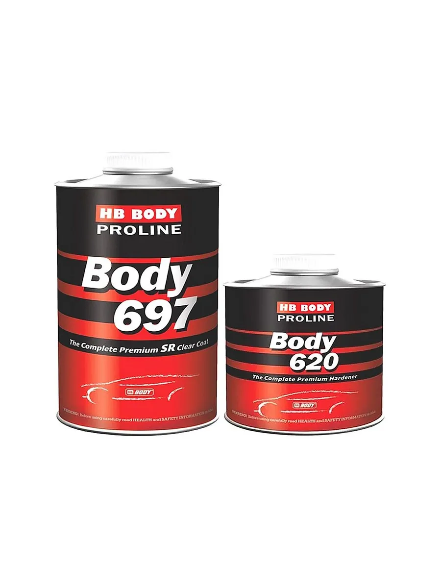 BODY 697 SR Автомобильный лак боди против царапин 1 + 0,5 л.