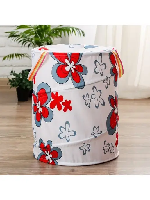 mimikids.kz Корзина для игрушек и белья на молнии складная, вариант, фото 3