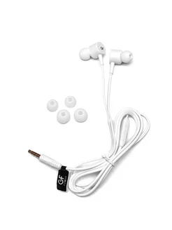 Наушники проводные GFPower M05 (гарнитура) GFPower. Цвет белый. Вид 3.