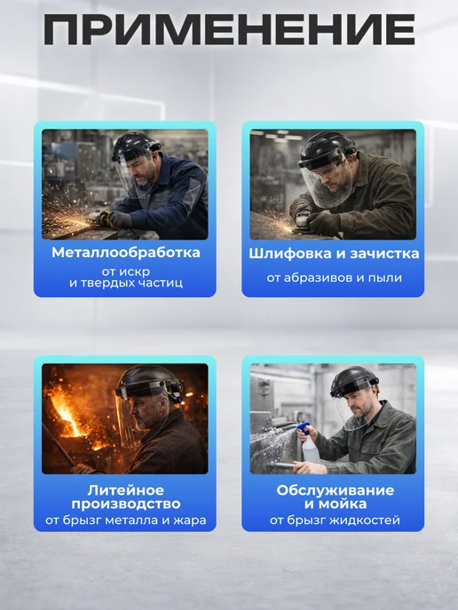 РОСОМЗ Щиток защитный для лица НБТ2 ВИЗИОН, классика, черный, фото 8