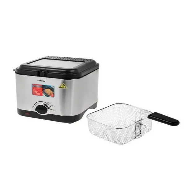 Фритюрница Centek CT-1430, 1500Вт, 1.5л , антипригарная чаша