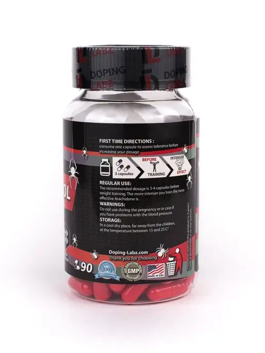 Doping Labz Arachidrol Арахидрол 1500 mg, 90 капсул, вариант, фото 4