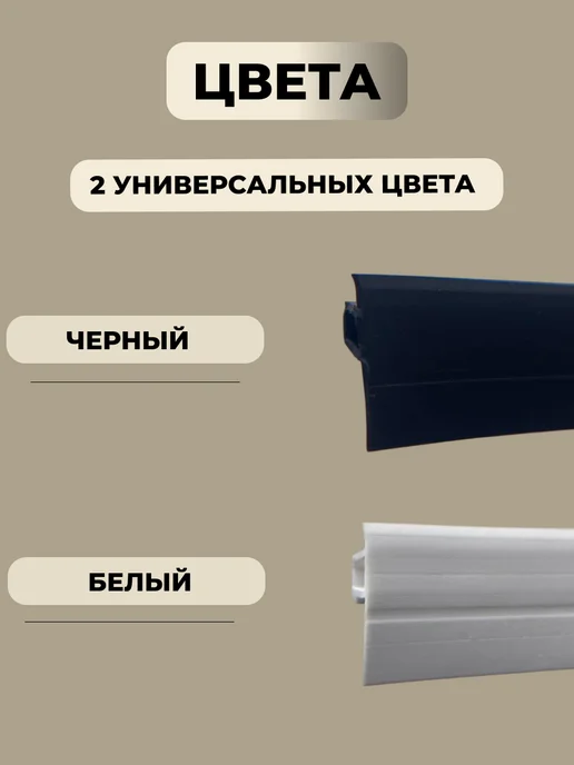 Плинтус для натяжного потолка заглушка L-20м Белая (S), белый, фото 7