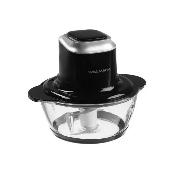 Измельчитель WILLMARK WMC-5288, стекло, 400 Вт, 1.2 л