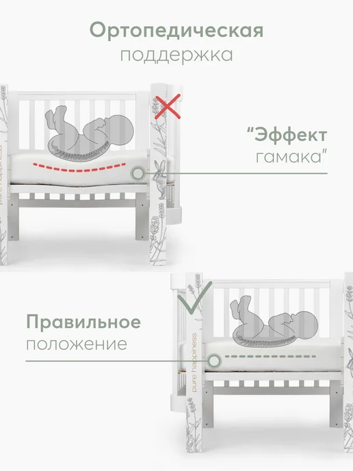 Happy Baby Матрас детский в кроватку 100х70 MOMMY LOVE, 100x70, фото 6