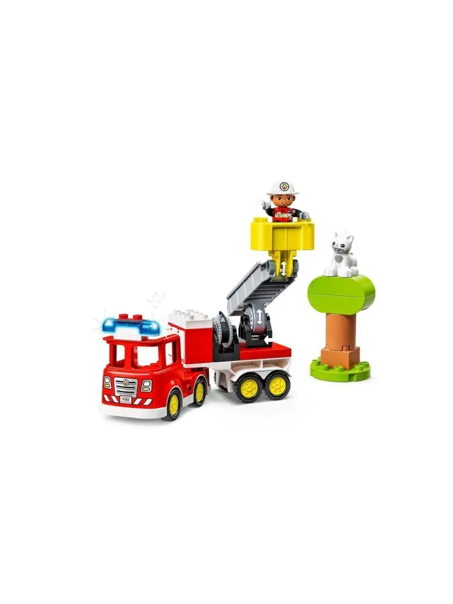 Конструктор LEGO Duplo 10969 Пожарная машина с мигалкой LEGO 137569120  купить за 3 942 ₽ в интернет-магазине Wildberries