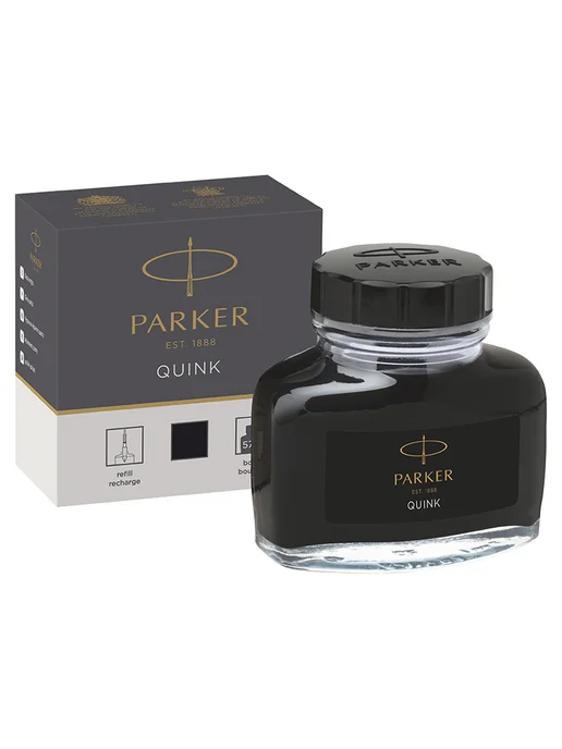 PARKER Чернила Parkеr "Bottle Quink" черные, 57мл, 57 мл