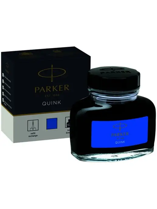 PARKER Чернила Parkеr "Bottle Quink", сине-черные, 57мл, 57 мл