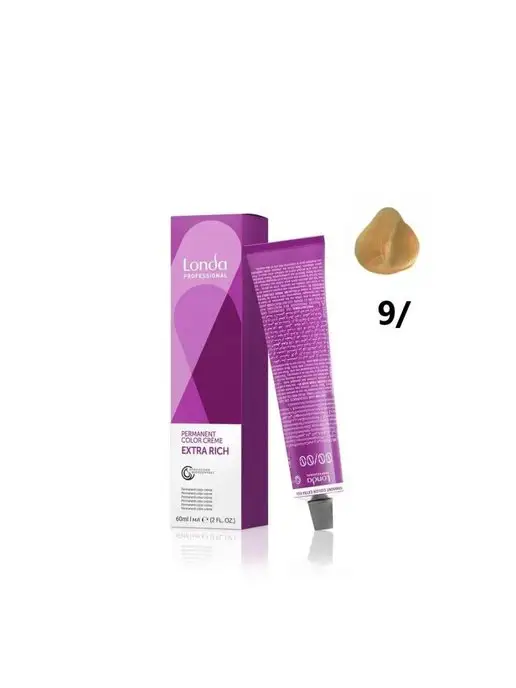 Londa Professional 9 Londa color Стойкая крем-краска очень светлый блонд 60 мл, 60 мл