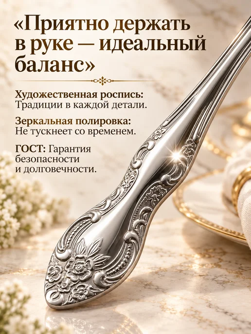 Павловский завод Вилки столовые набор 6 шт нержавеющая сталь, 6 шт, фото 4