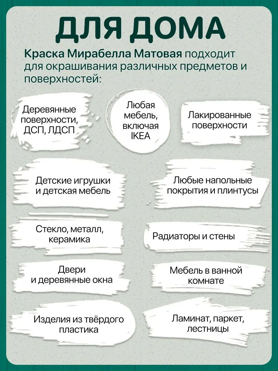 Краска для мебели, декора Матовая без запаха Изумруд 250 мл Мирабелла  137608779 купить за 821 ₽ в интернет-магазине Wildberries