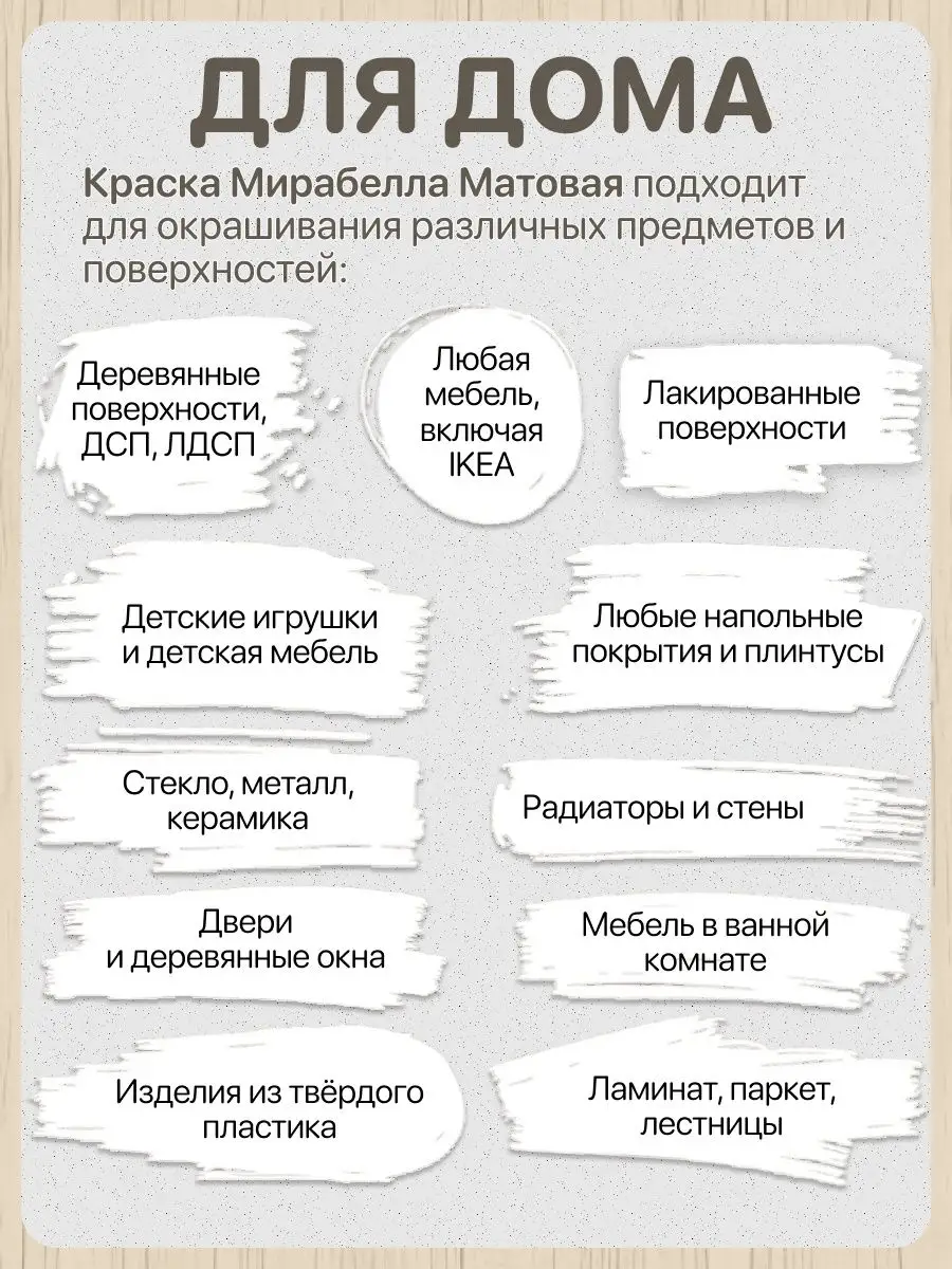 Краска без запаха для дверей, дерева Матовая Пшеница 250 мл Мирабелла  137608814 купить за 821 ₽ в интернет-магазине Wildberries