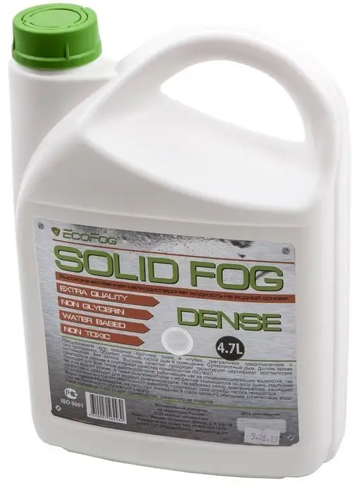 EcoFog Жидкость для дым машины 4,7 л плотный, 4,7 л, фото 2