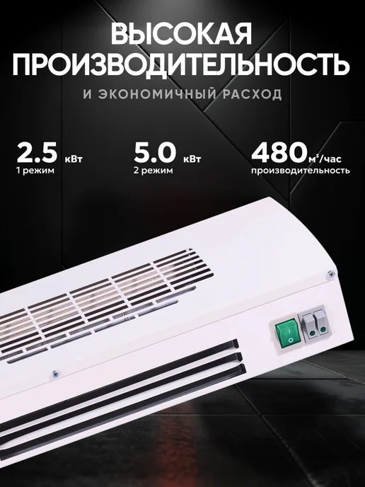 РЕСАНТА Тепловая завеса ТЗ-5С, белый, фото 3