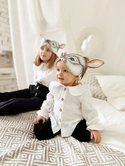 Sharm Kids Маска карнавальная Заяц, белый, фото 6