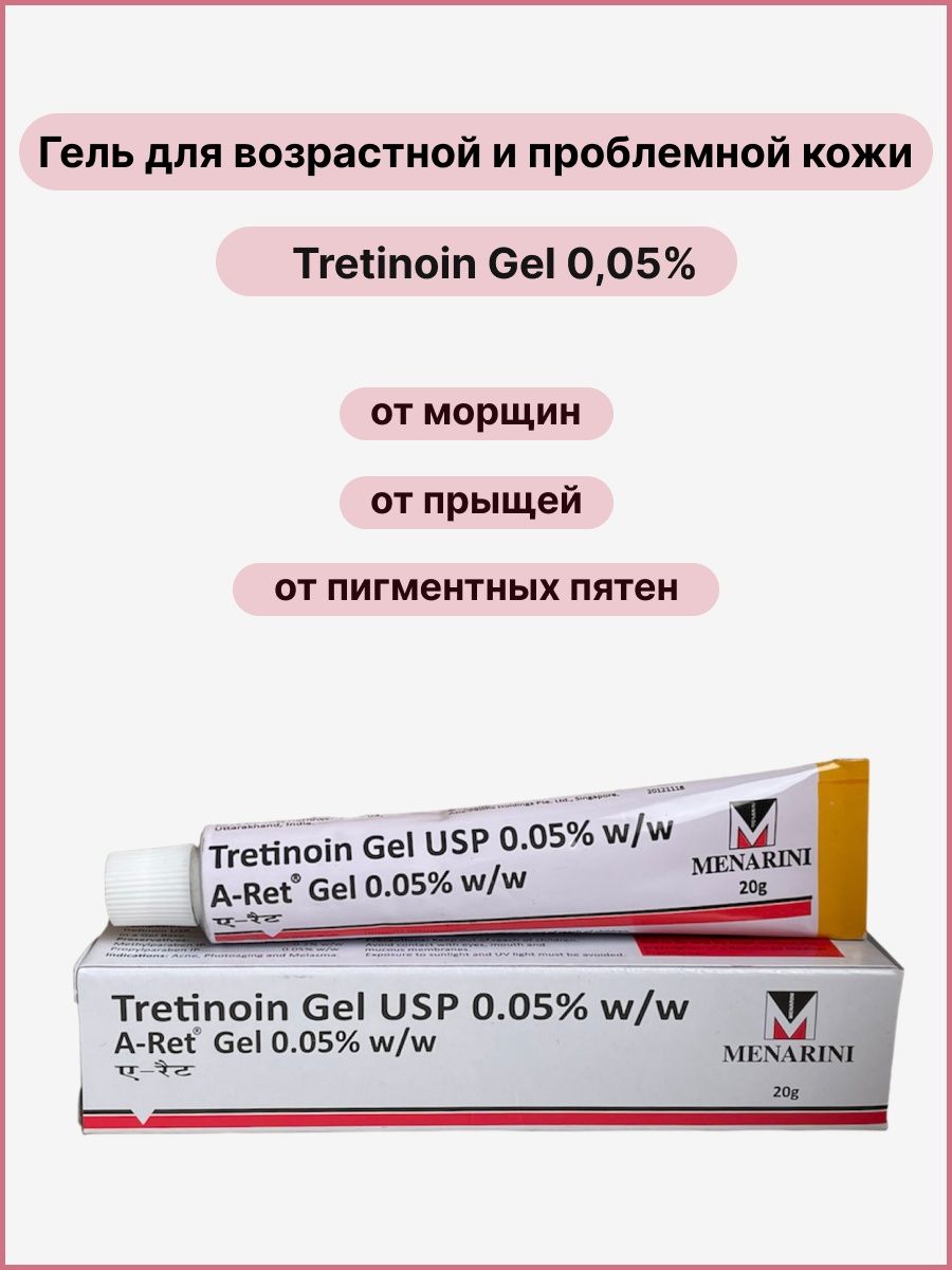 Третиноин гель 0.05. Третиноин Менарини. Tretinoin Gel USP. Tretinoin Gel USP 0,005%.