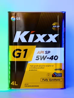 G1 SP моторное масло 5W40 синтетическое 4л KIXX 137682443 купить за 2 780 ₽ в интернет-магазине Wildberries