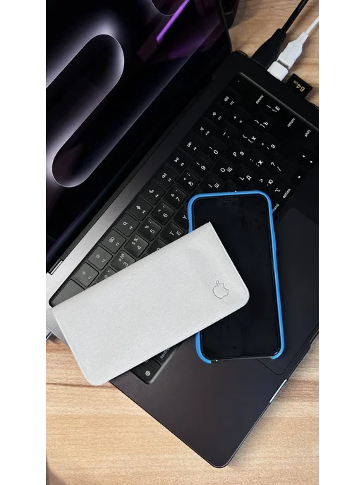 Gold Ap Store Салфетка для монитора, телефона, экрана, macbook безворсовая, золотой, фото 5