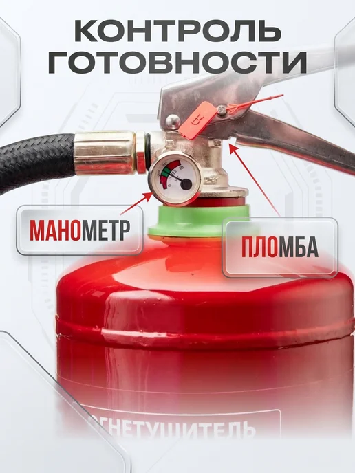 ЯРПОЖИНВЕСТ Огнетушитель ОП-4 АВСЕ Премиум для авто и дома, вариант, фото 4