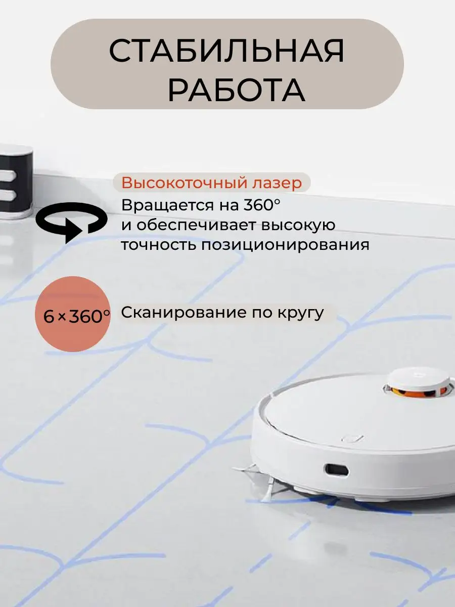 Робот-пылесос Xiaomi Mijia 3C Sweeping Vacuum Cleaner Xiaomi 137724498  купить в интернет-магазине Wildberries