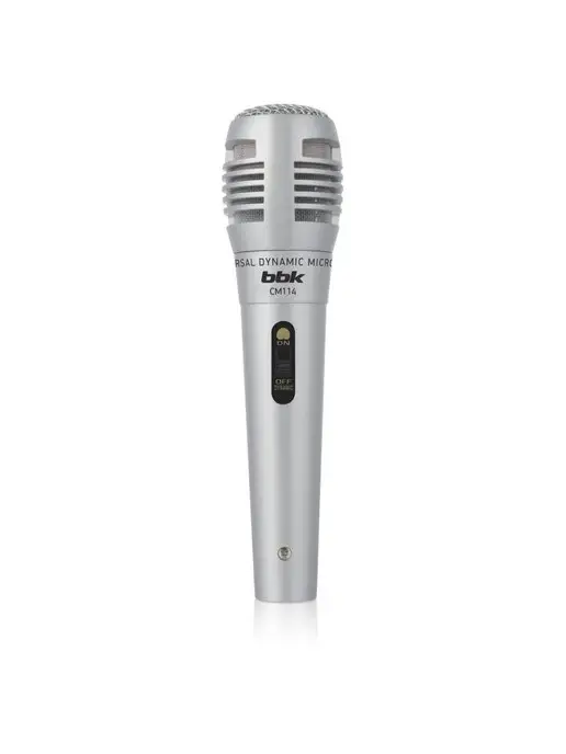 BBK Микрофон CM114 проводной, серый