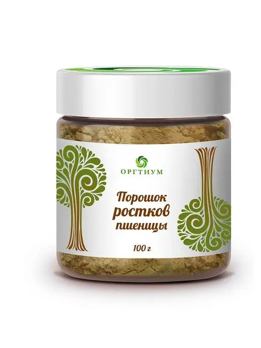 Оргтиум Порошок проростков пшеницы прес. таб, 100г, 100 г