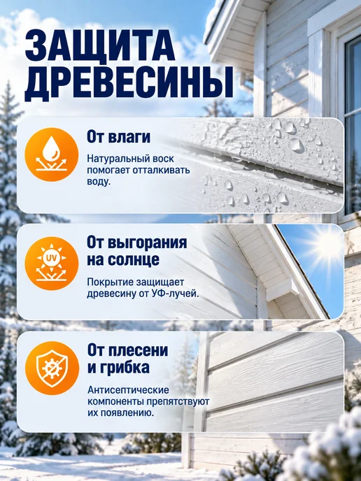 Акватекс Кроющий антисептик для дерева Сканди 2,5 л, 9 л, фото 5