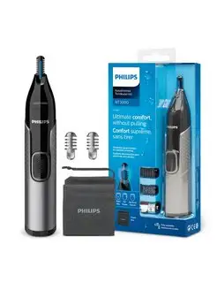 Электрический триммер для носа и ушей мужской от батареек Philips 137756776 купить за 2 340 ₽ в интернет-магазине Wildberries