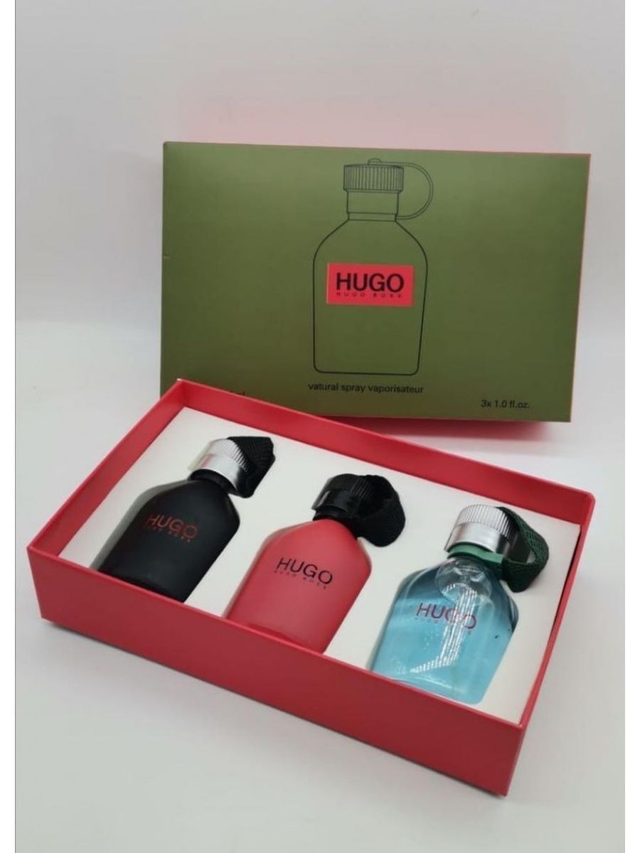 Набор hugo boss. Hugo Boss подарочный набор. Подарочный набор мужских духов/Hugo Boss 3x30 ml.. Для ногтей набор Хуго босс мужские.