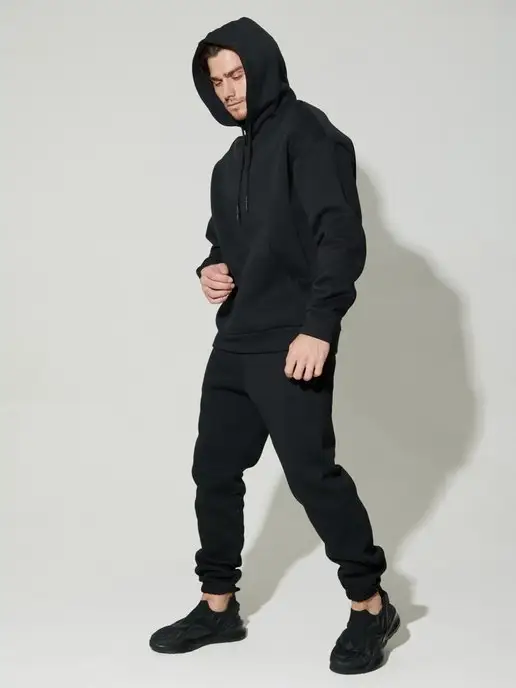 Po.Co Style Штаны спортивные теплые, черный, фото 12