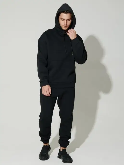 Po.Co Style Штаны спортивные теплые, черный, фото 13