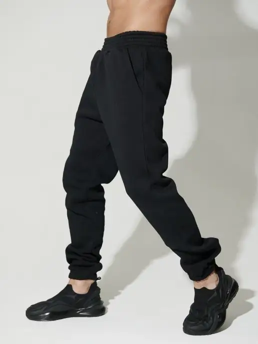 Po.Co Style Штаны спортивные теплые, черный, фото 3