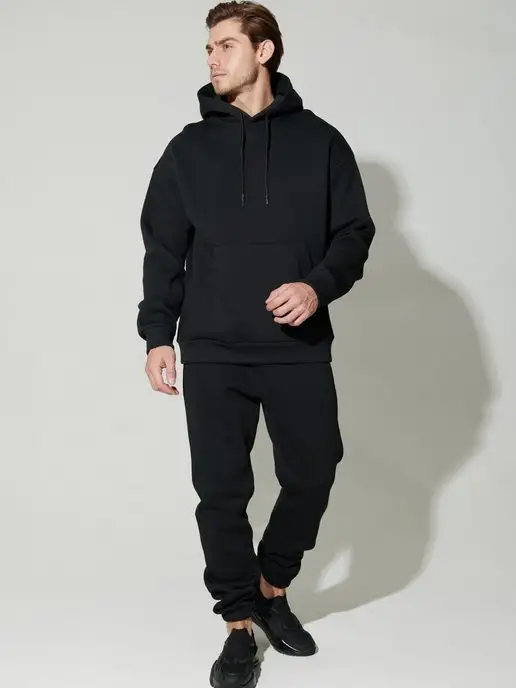 Po.Co Style Штаны спортивные теплые, черный, фото 4